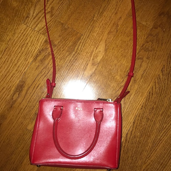 Ralph Lauren Leather Crossbody - Picture 1 of 2
